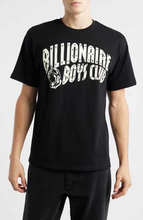 Billionaire Boys Club Curve Logo Graphic Cotton T-Shirt