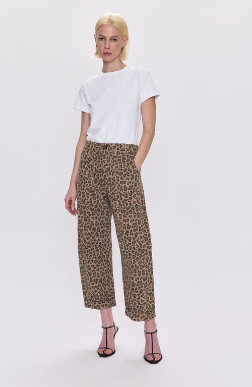 Pistola Tori Ankle Utility Pants In Brown