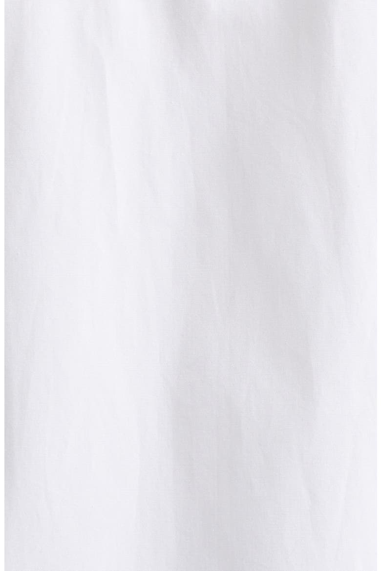 Slim Fit Organic Cotton Tunic Button-Up Shirt, Alternate, color, WHITE