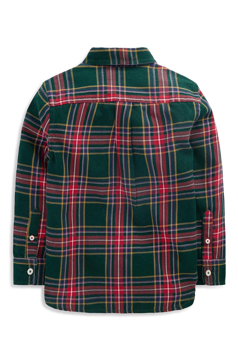 Kids' Cosy Check Cotton Shirt, Alternate, color, NAVY CHECK