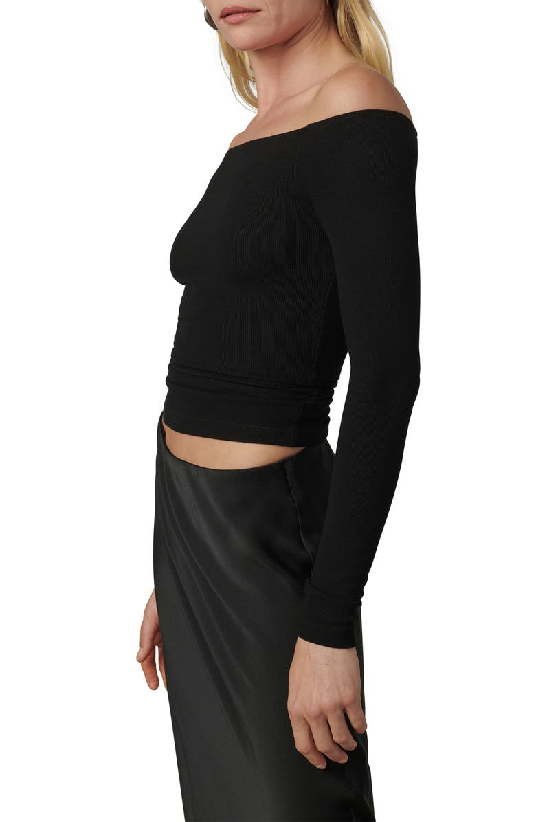 Joe's The Devin Off the Shoulder Crop Top, Alternate, color, 