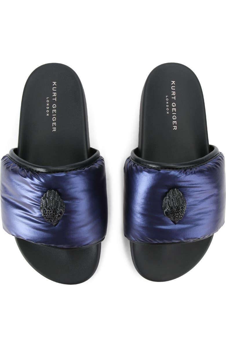 Kurt Geiger London Eagle Slide Sandal, Alternate, color, Navy