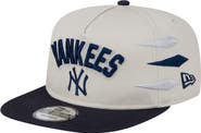 New Era Men's New Era Cream New York Yankees Iron Golfer Snapback Hat