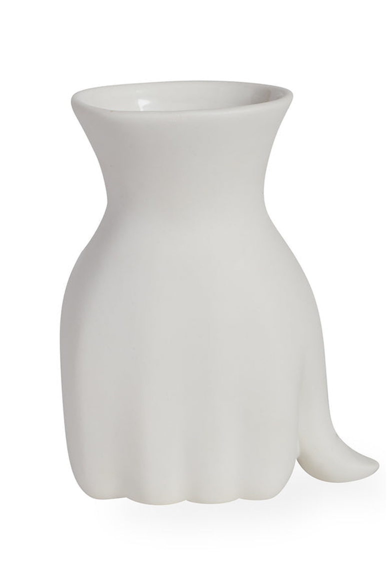 Marcel Vase, Alternate, color, White