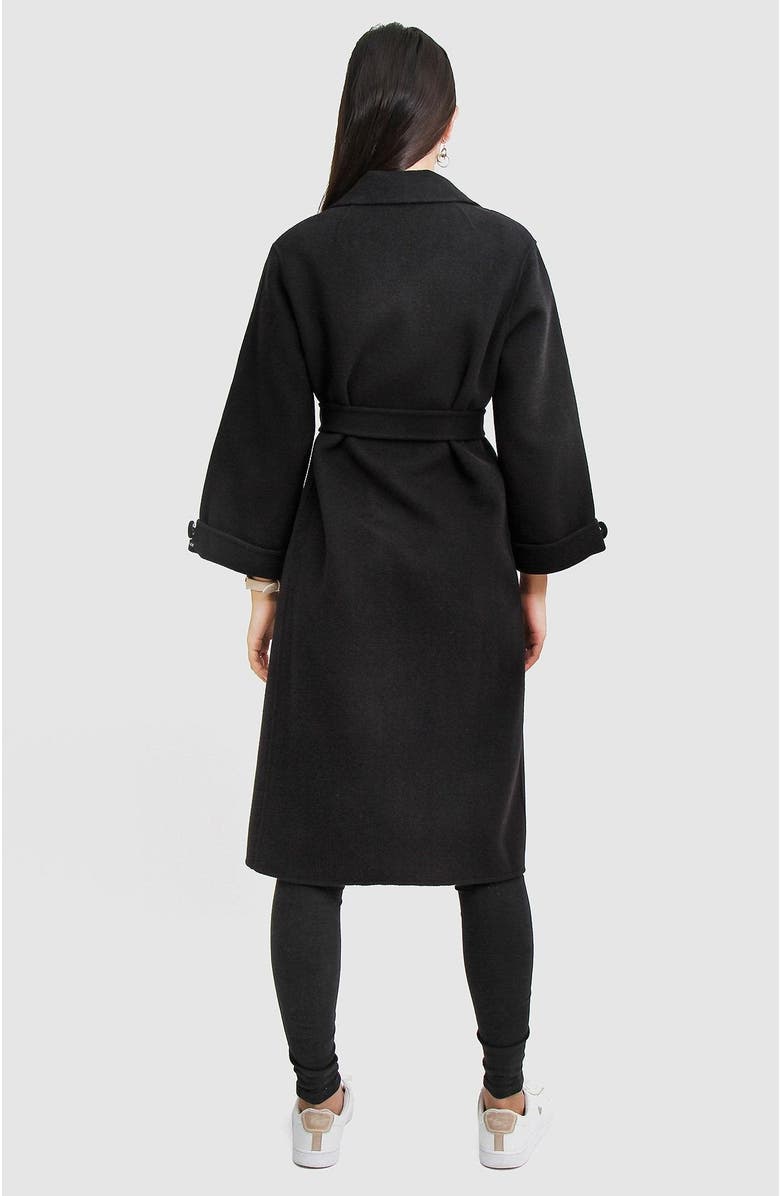 Belle & Bloom Stay Wild Oversized Wool Coat, Alternate, color, Black