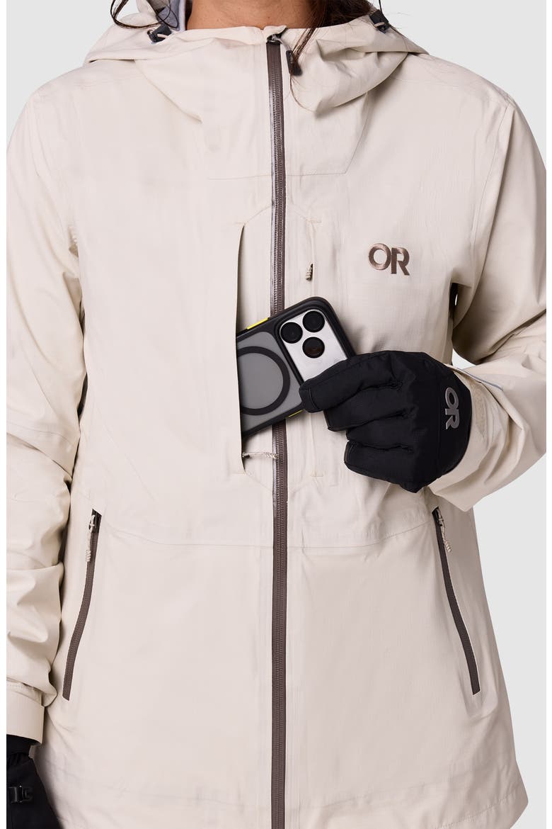 Carbide Waterproof Jacket, Alternate, color, OYSTER