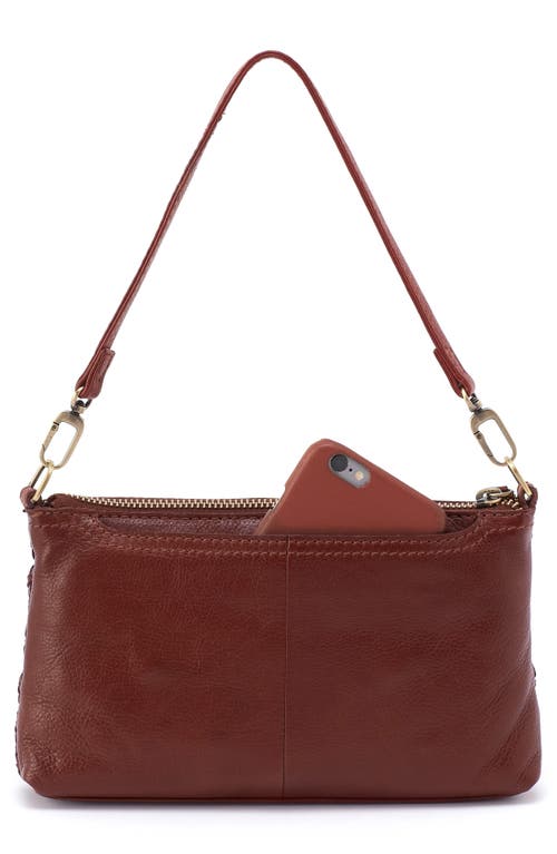Hobo Darcy Convertible Leather Crossbody Bag In Brown