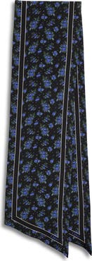 Chloé Folk Floral Silk Scarf
