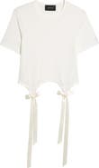 Simone Rocha Easy Bow Tails Cotton T-Shirt