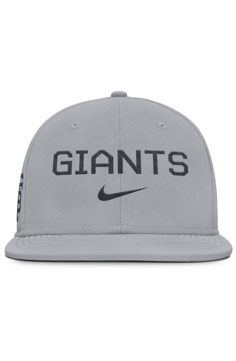 Nike Men's Nike Gray San Francisco Giants True Performance Fitted Hat, Alternate, color, 