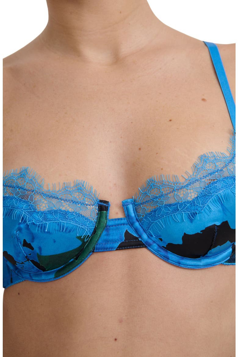 Sorrento Limencello Underwire Bra, Alternate, color, AZURE