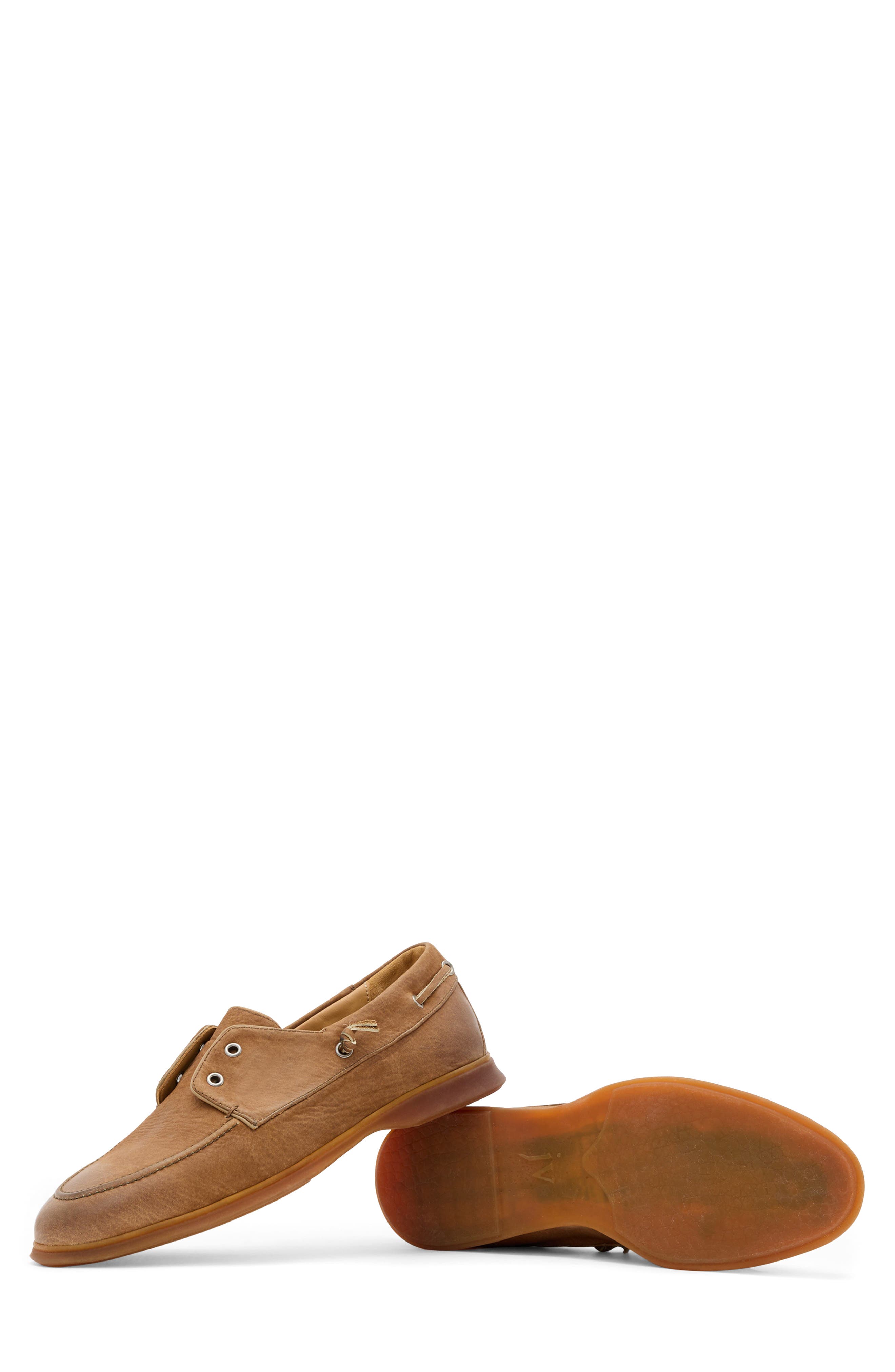 Thompson Yacht Laceless Boat Shoe, Alternate, color, WOOD BROWN