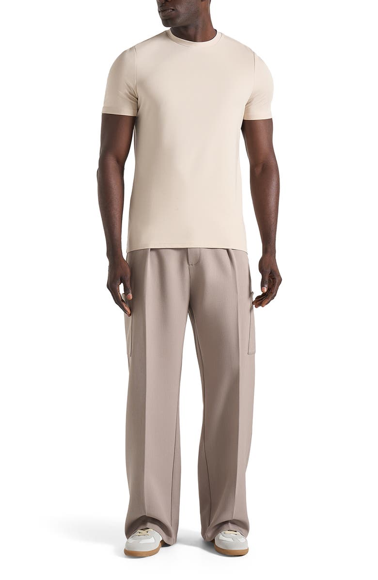 Manière De Voir Luca Relaxed Fit Pleated Pocket Trousers, Alternate, color,