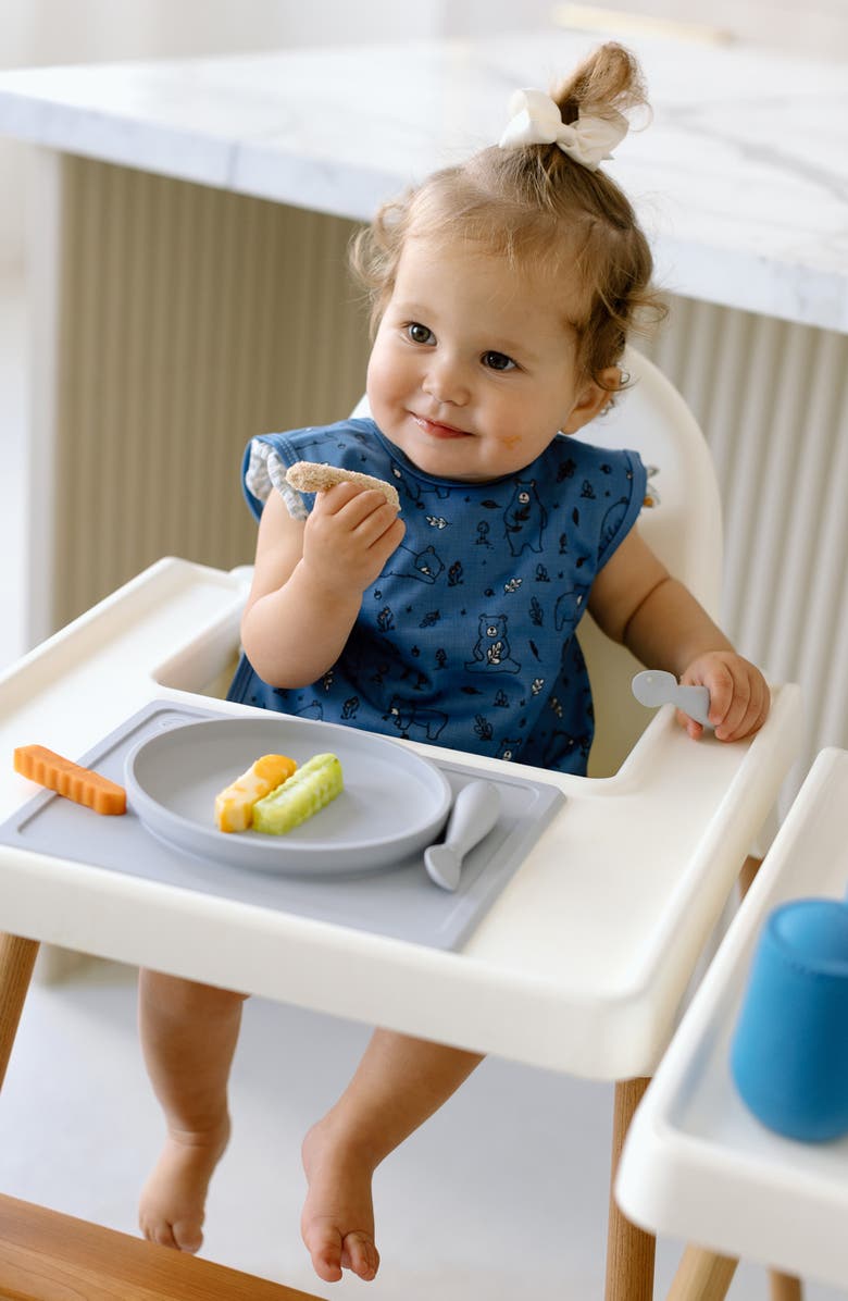 ezpz 2-Pack Tiny Spoons, Alternate, color, Pewter