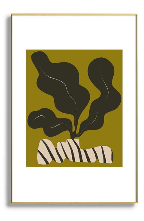 Monochrome Wave Framed Art Print