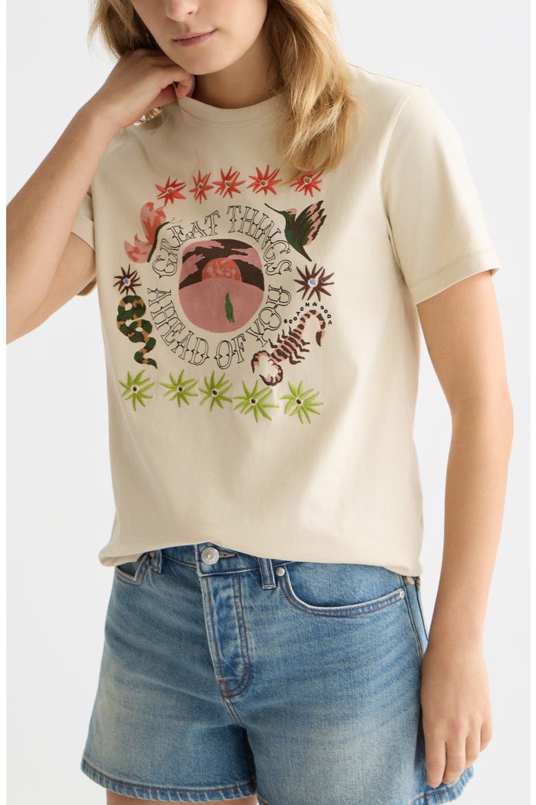 Embroidered Artwork Cotton Graphic T-Shirt, Alternate, color, FOG
