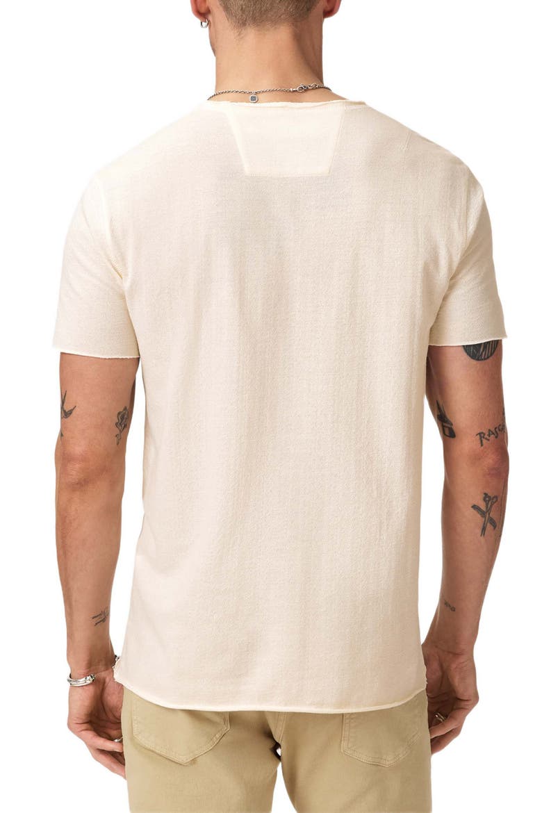Raw Edge Graphic T-Shirt, Alternate, color, BUTTERCREAM
