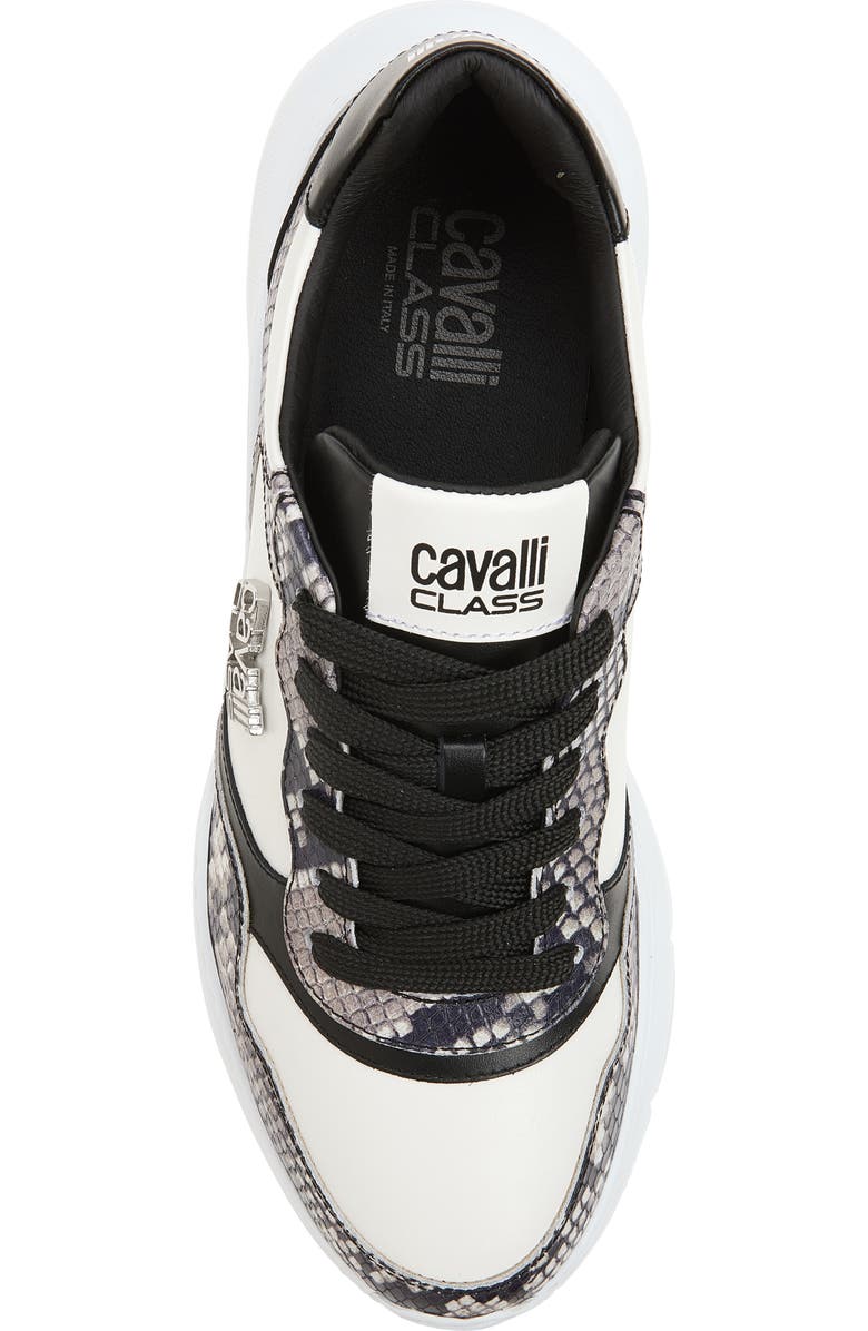 Roberto Cavalli Side Logo Sneaker, Alternate, color, Roccia