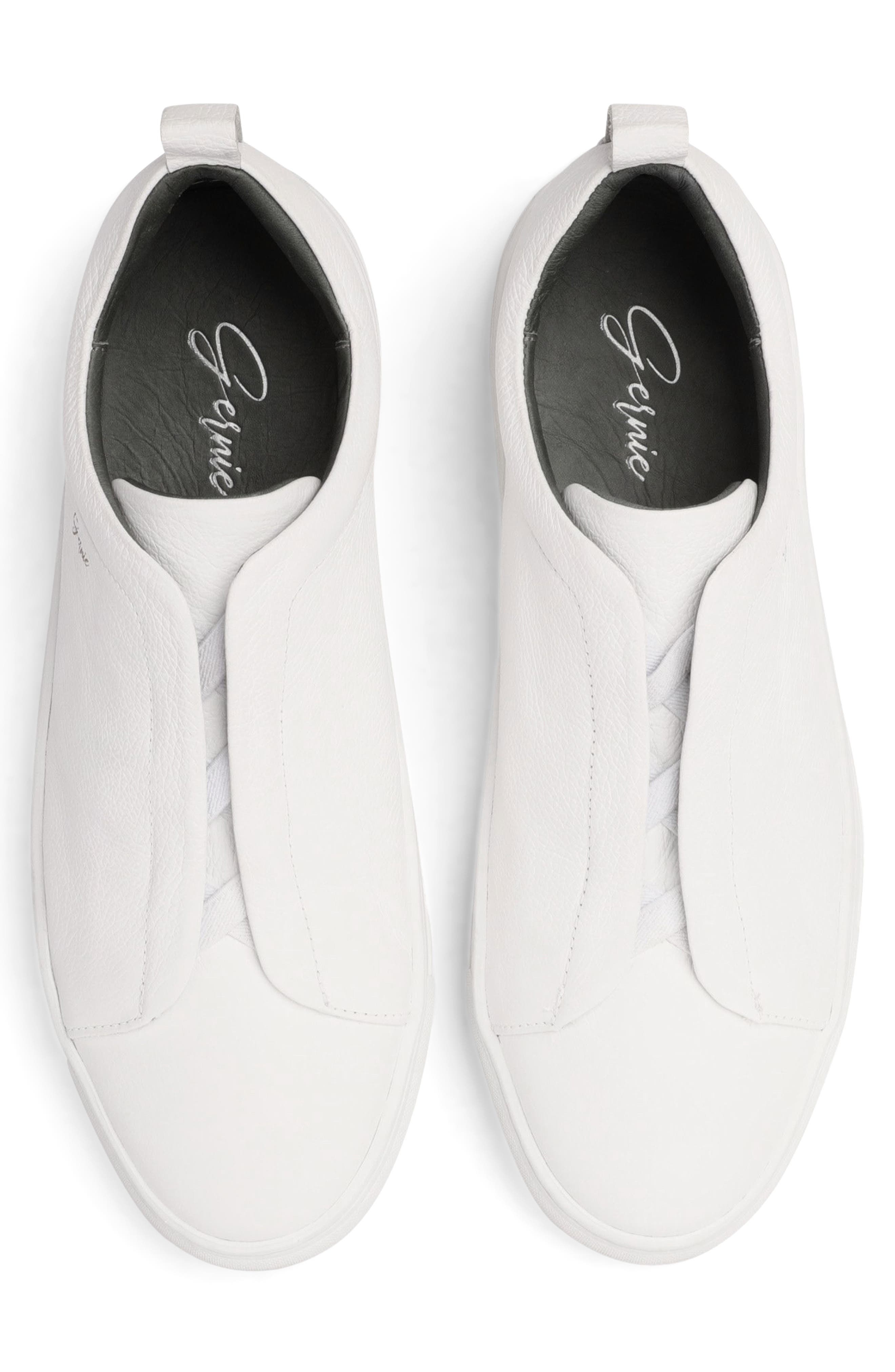 33 Laceless Low Top Sneaker, Alternate, color, WHITE GRAINY