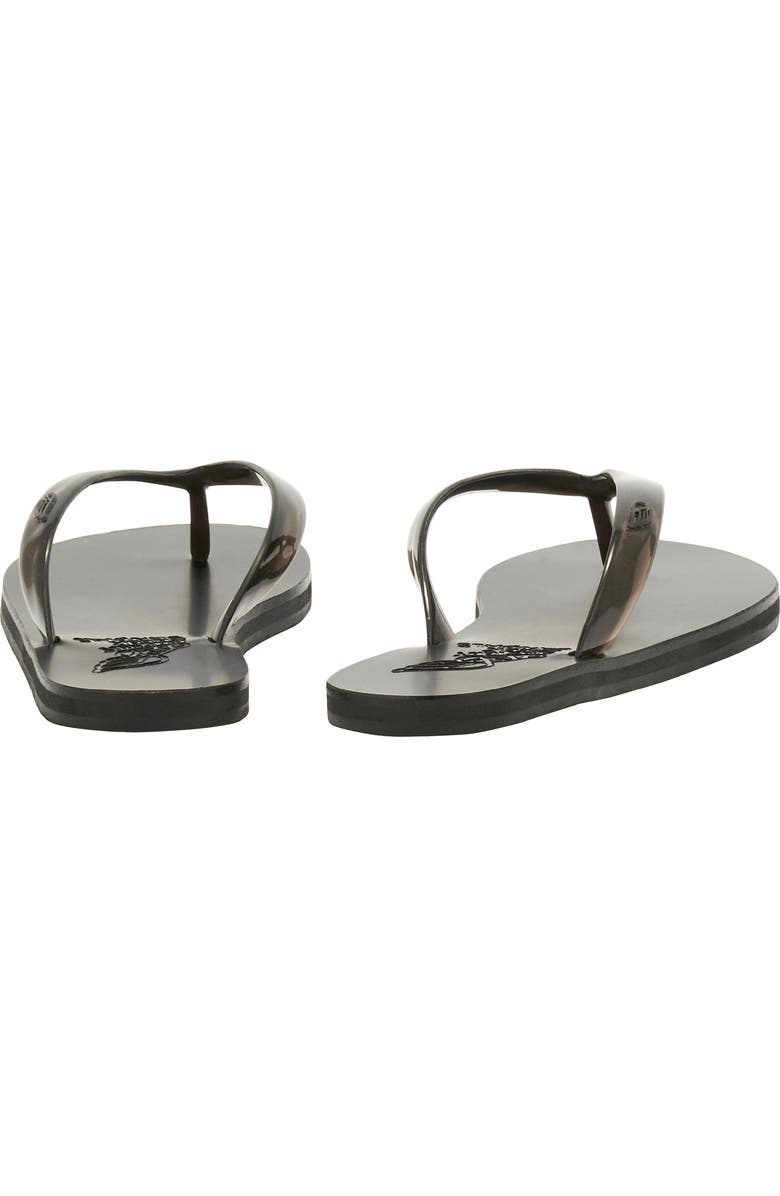 Ancient Greek Sandals Saionara Jelly Flip Flop, Alternate, color, Black