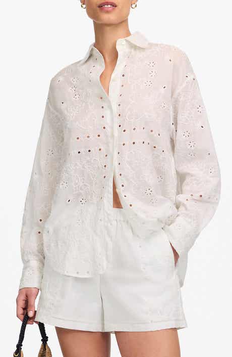 Madewell Eyelet Pull-On Shorts