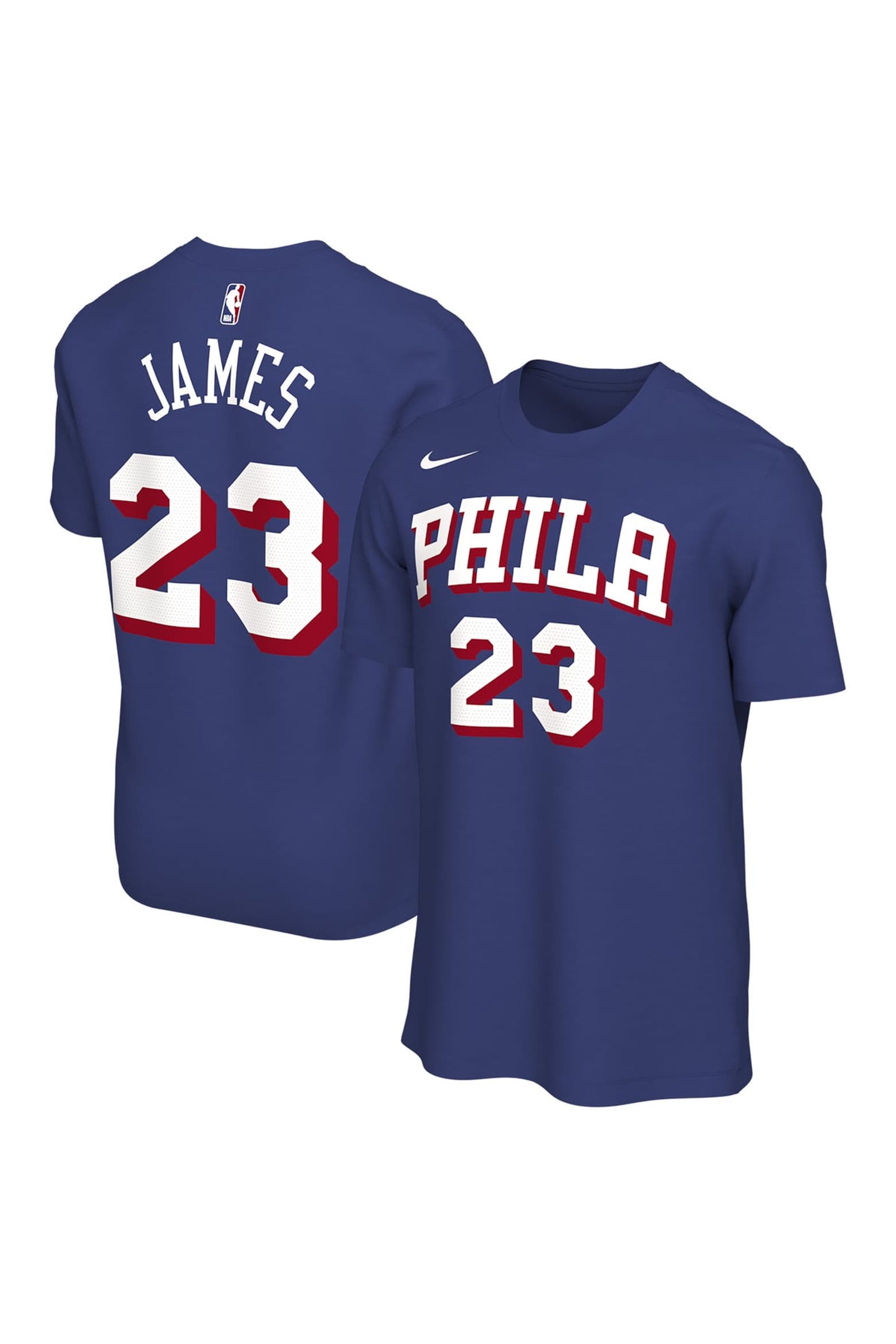 Nba Numbers Colour Nike Unisex Nike LeBron James Royal Philadelphia 76ers Icon Edition ...