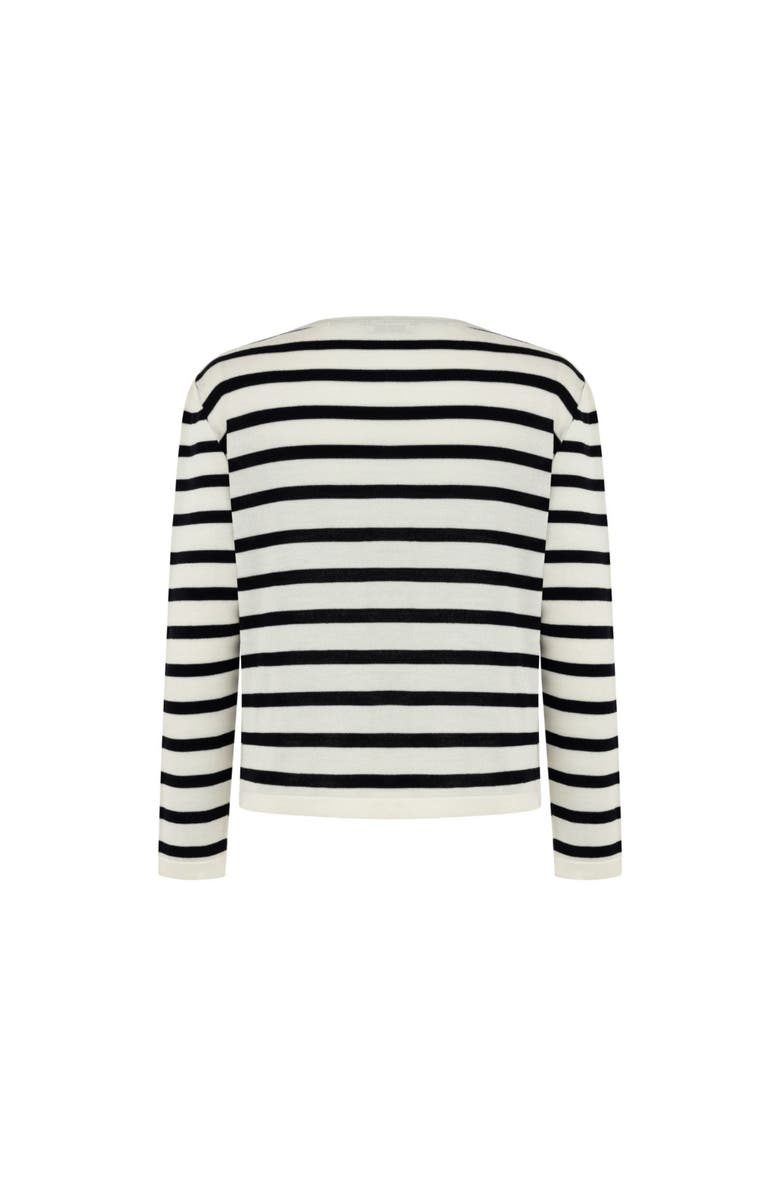 Nocturne Striped Knitwear Cardigan, Alternate, color,