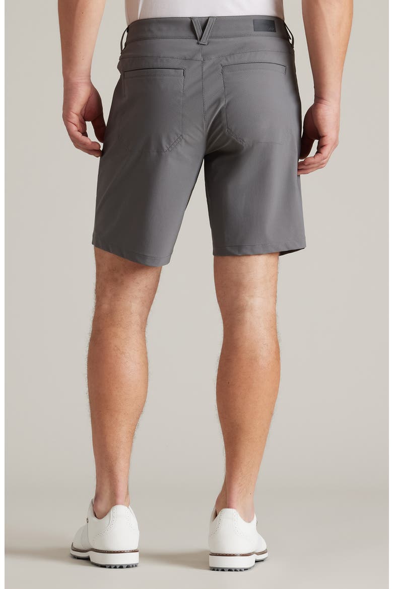 Momentum Water Repellent 9-Inch Golf Shorts, Alternate, color, SMOKE
