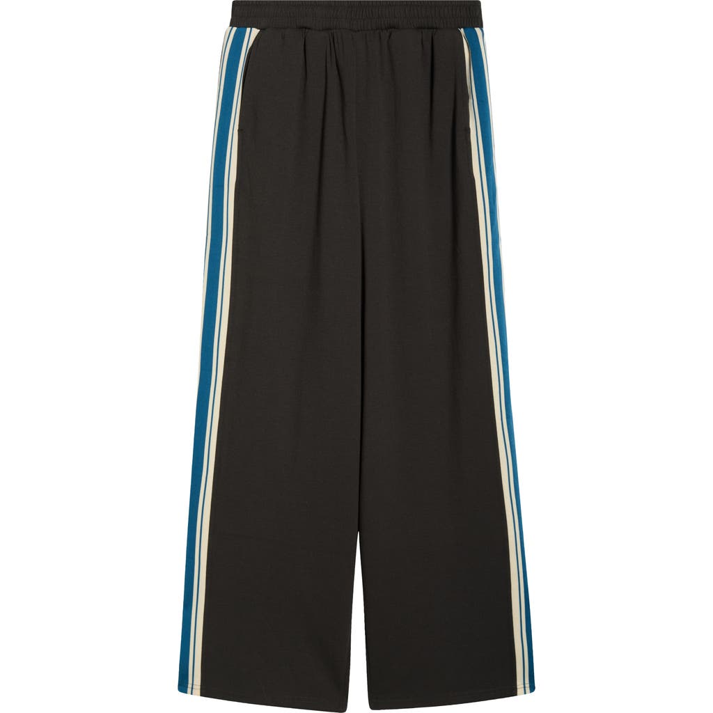 Elwood Gym Class Stripe Track Pants In Black