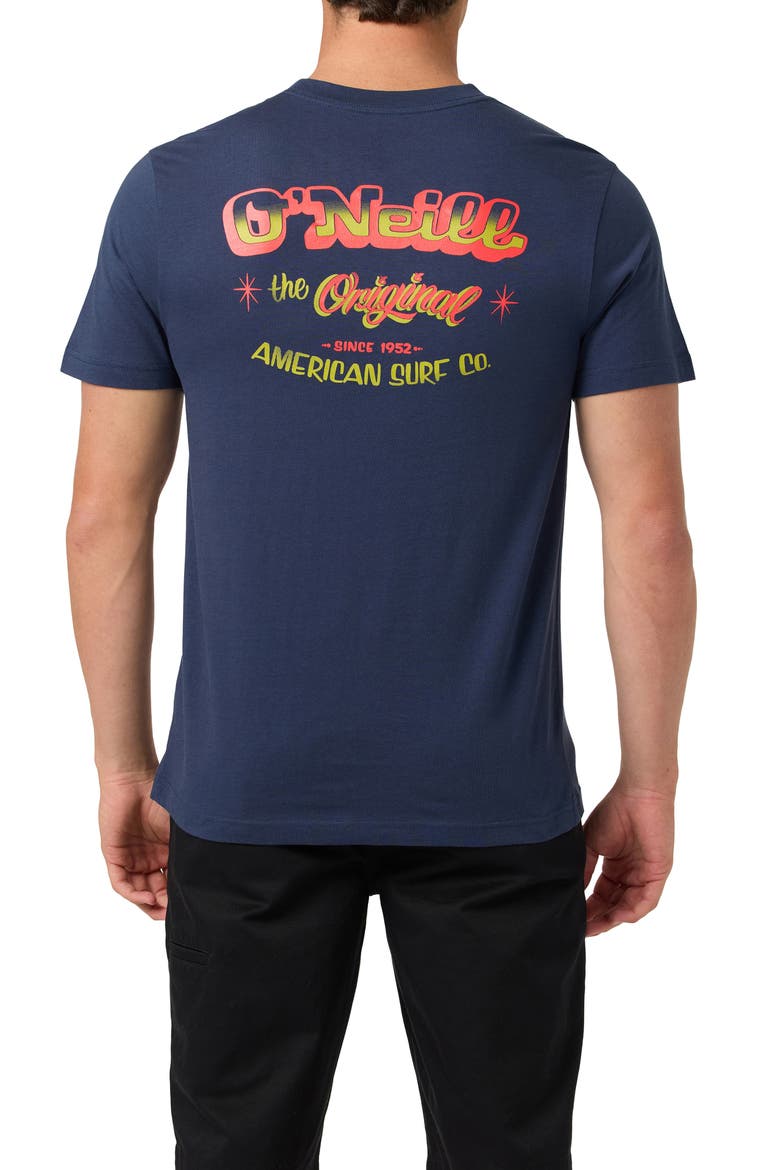 Painter Classic Cotton Graphic T-Shirt, Alternate, color, NAVY