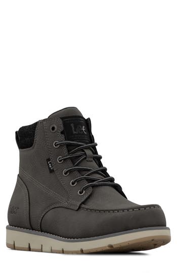 Lee Waylon Lace-up Boot In Gray