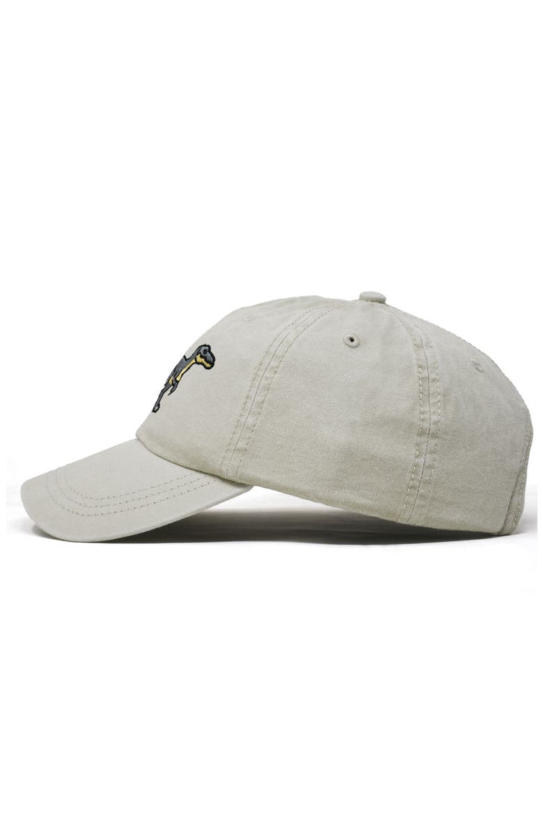 Velociraptor Dad Cap, Alternate, color, Washed Stone White