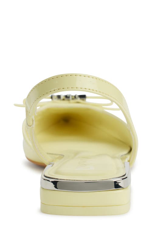 Dkny Mahaska Slingback Pointed Toe Flat In Chamomile