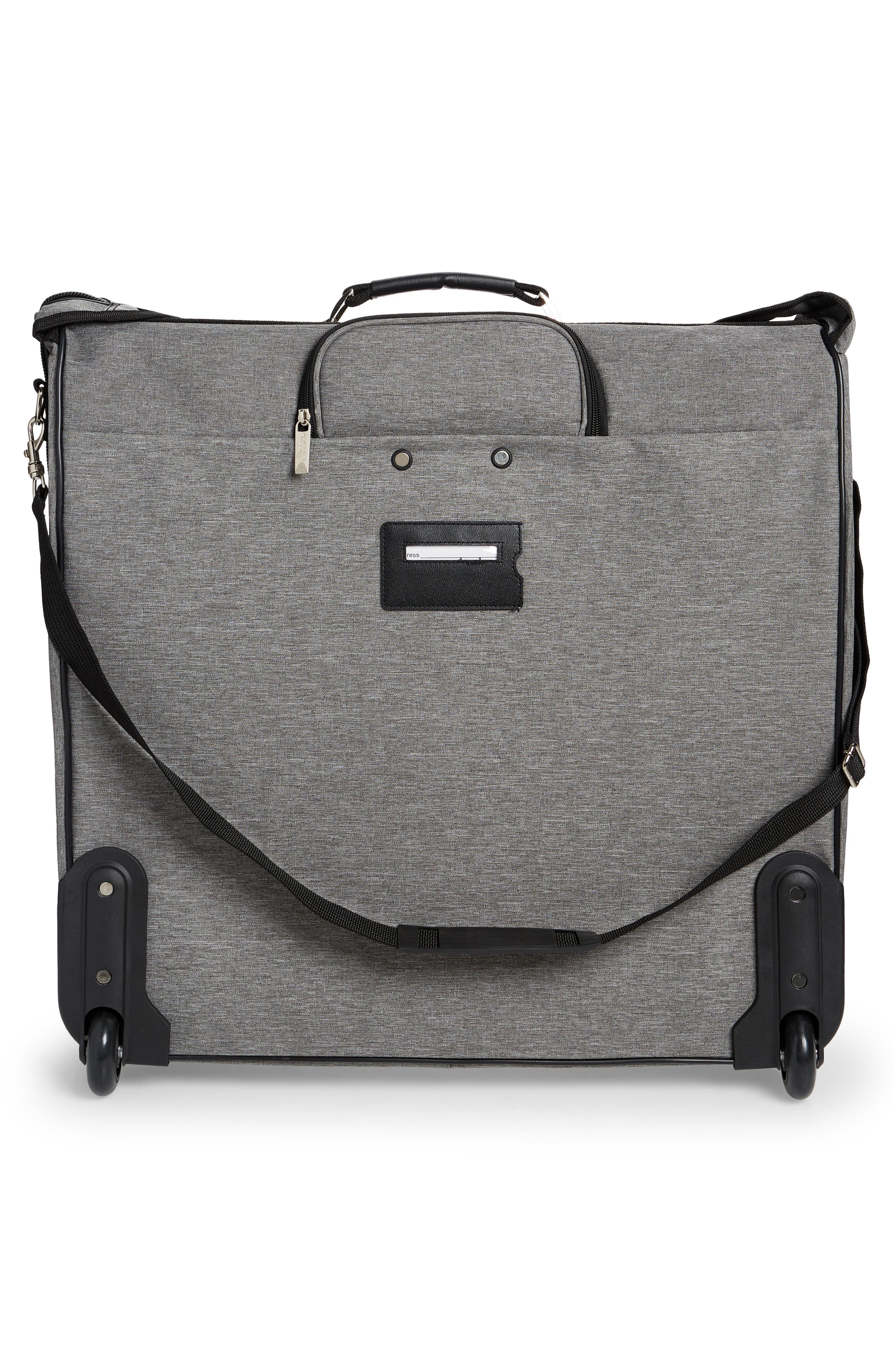 GEOFFREY BEENE Rolling Garment Bag, Alternate, color, Gray
