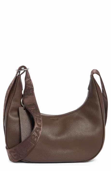 Baggu Small Recycled Leather Crescent Bag