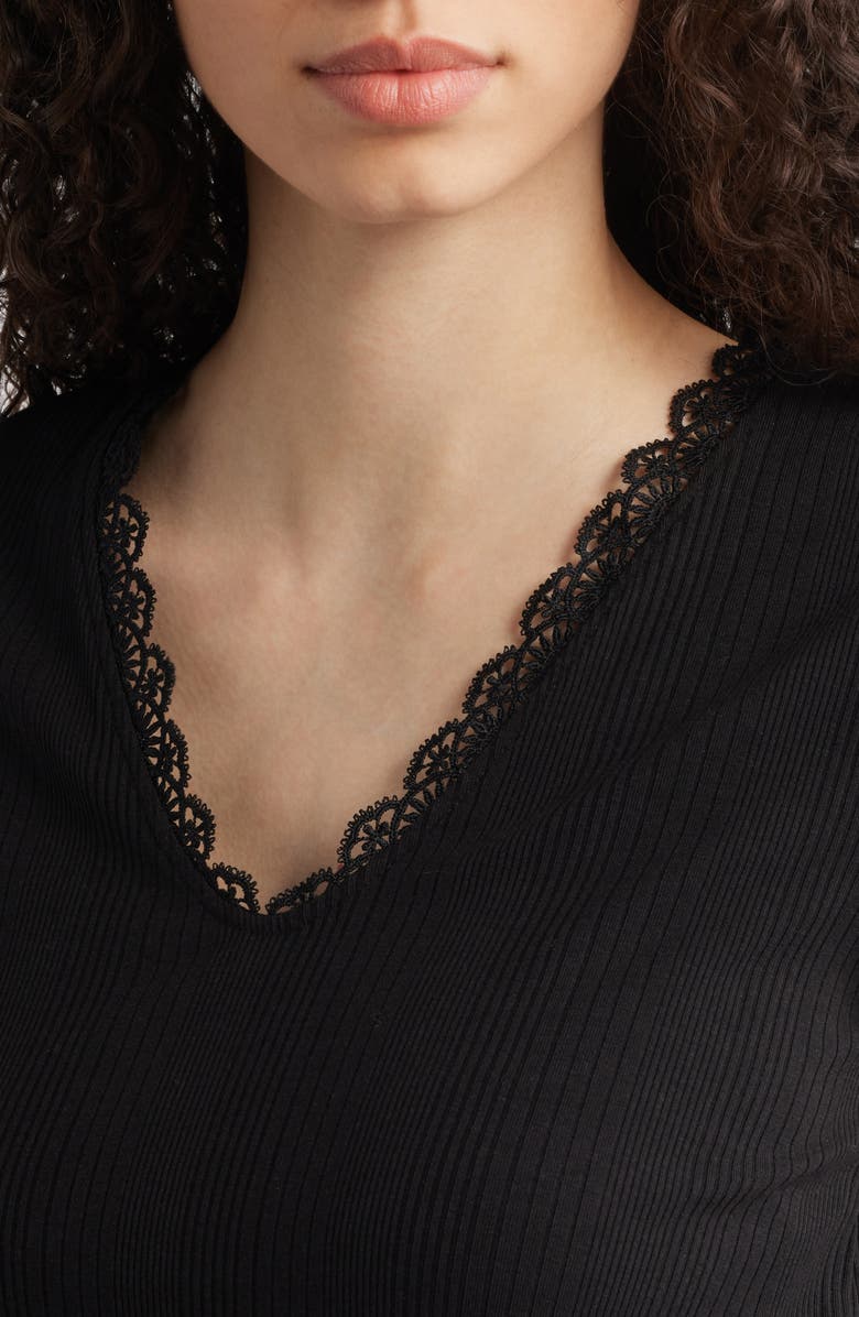 Wit & Wisdom Variegated Rib Knit Top, Alternate, color,