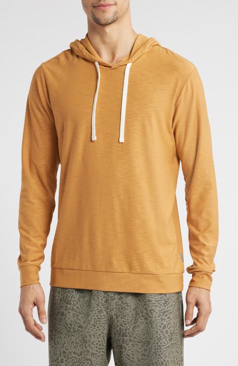 8YARDS Men’s Mockneck Hoodie オレンジ　美品 242-6025-J024-
