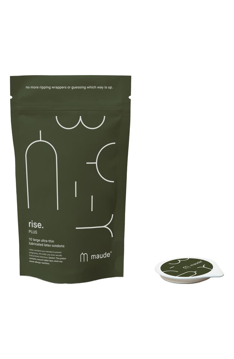 maude Rise Plus Ultrathin Lubricated Latex Condoms, Alternate, color,