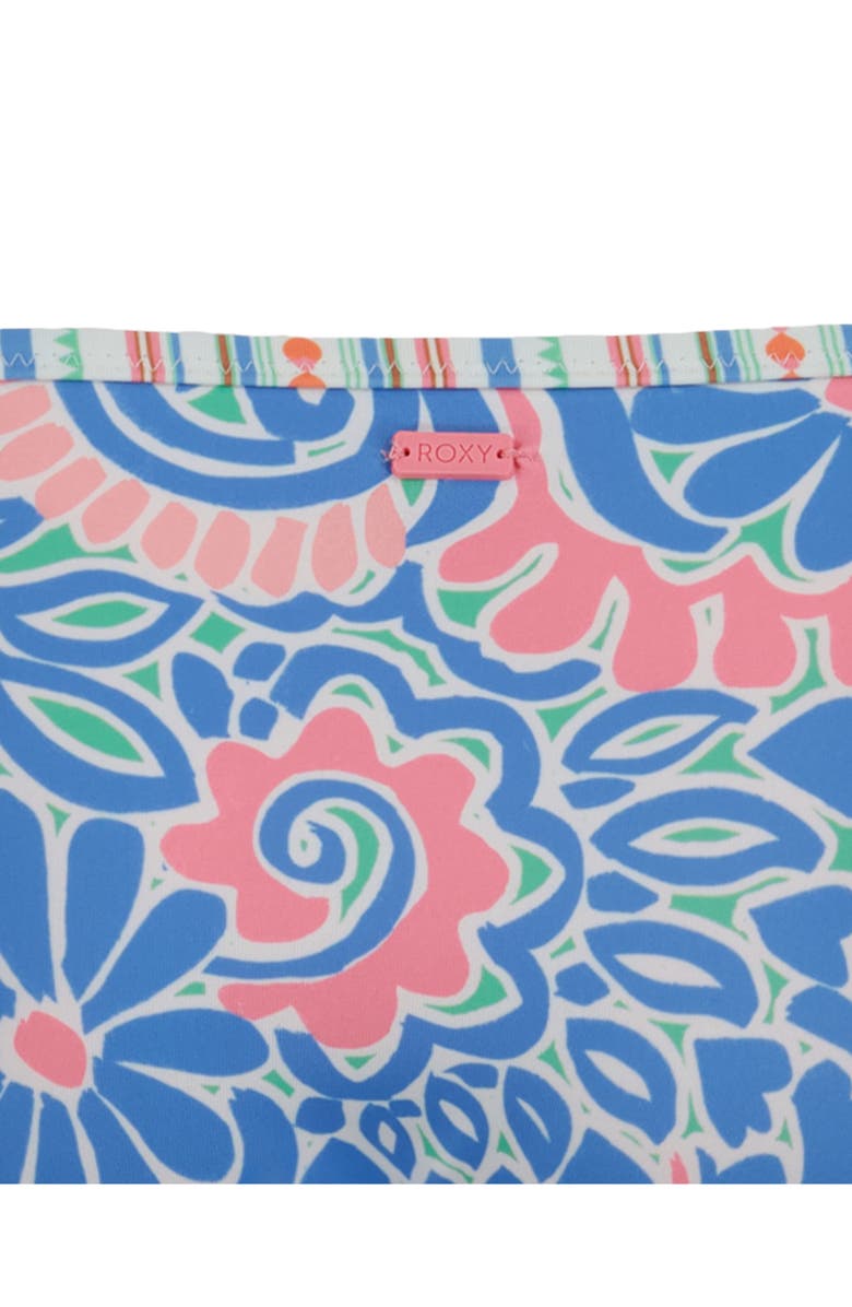 Roxy Kids' Cascais Reversible Two-Piece Swimsuit, Alternate, color, Silver Lake Blue