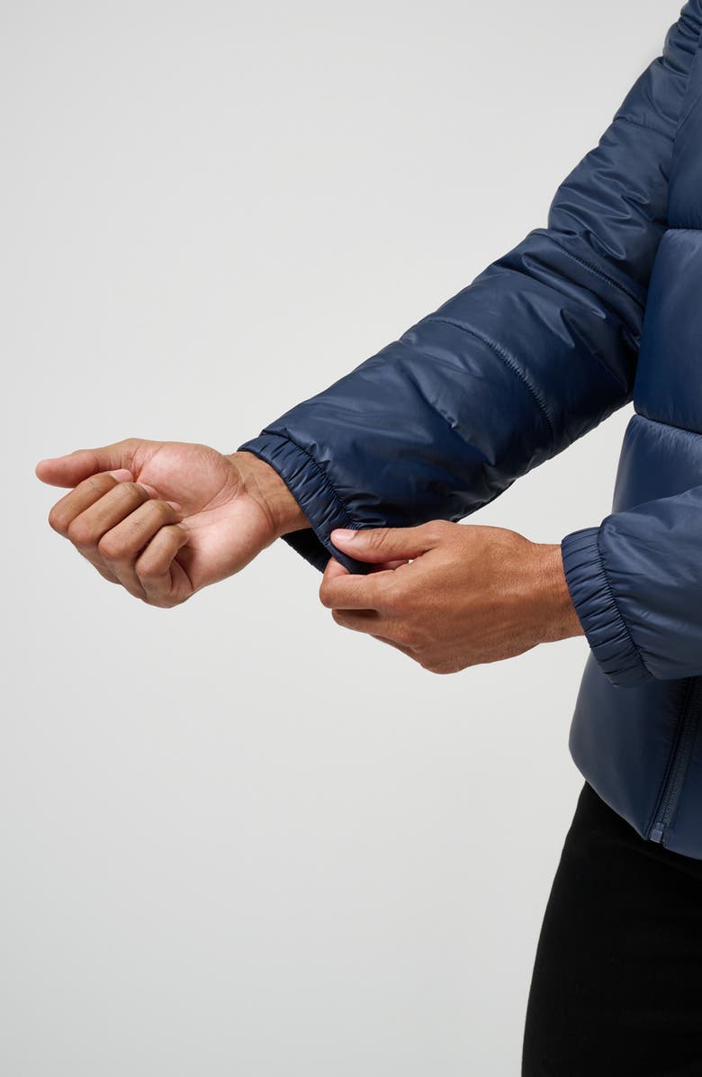 TravisMathew Aves Technical Water Repellent Puffer Jacket, Alternate, color, Total Eclipse