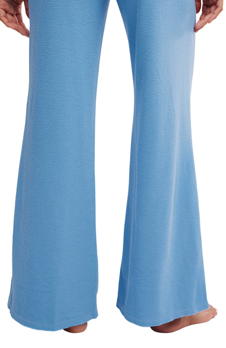 Free People Staycation Lounge Pants, Alternate, color, Blissful Blue