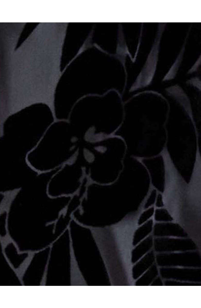 Lords of Harlech Country Floral Velvet Devore Womens Shirt, Alternate, color, Country Floral Black