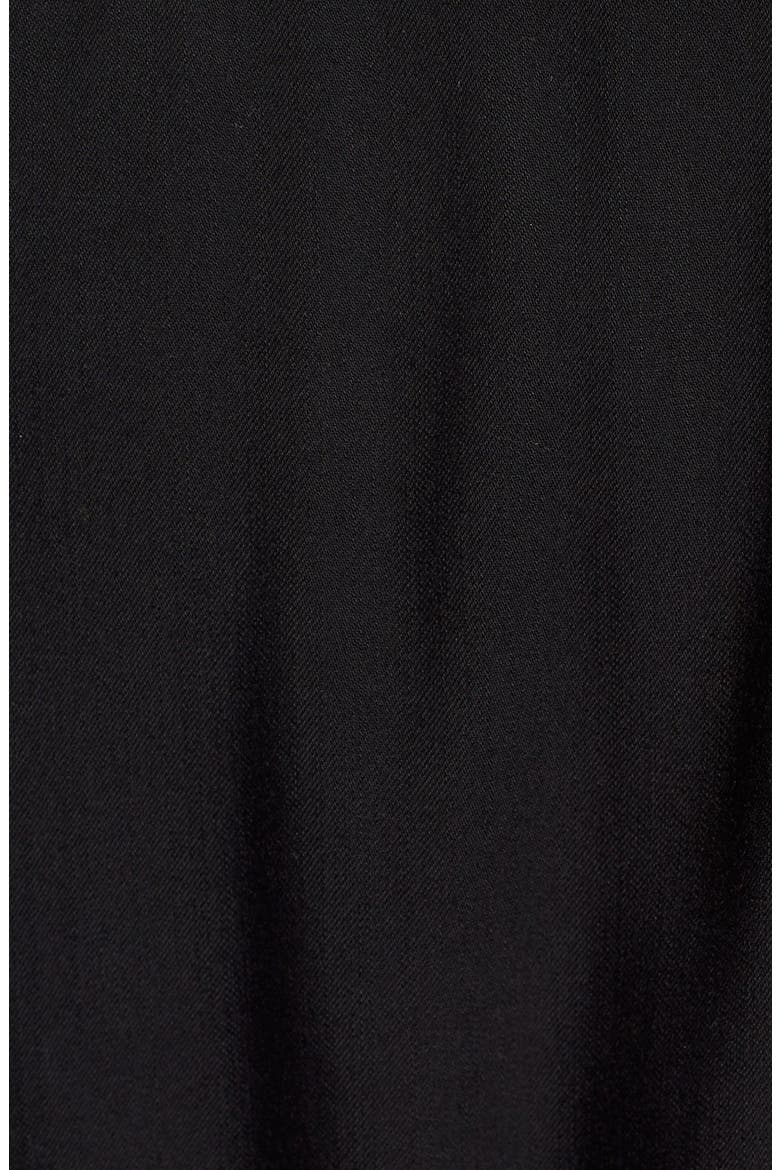 Draped Utility Vest, Alternate, color, BLACK