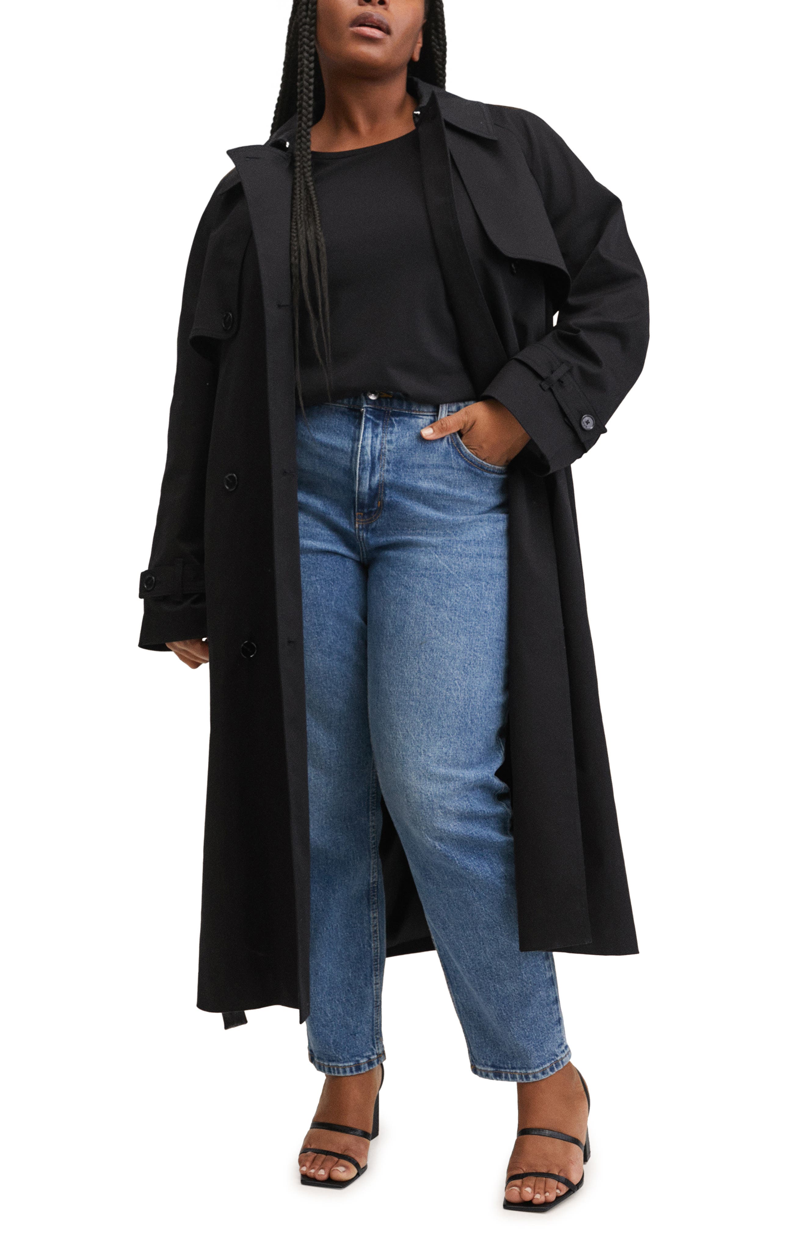 MANGO Belted Trench Coat (Women) | Nordstrom