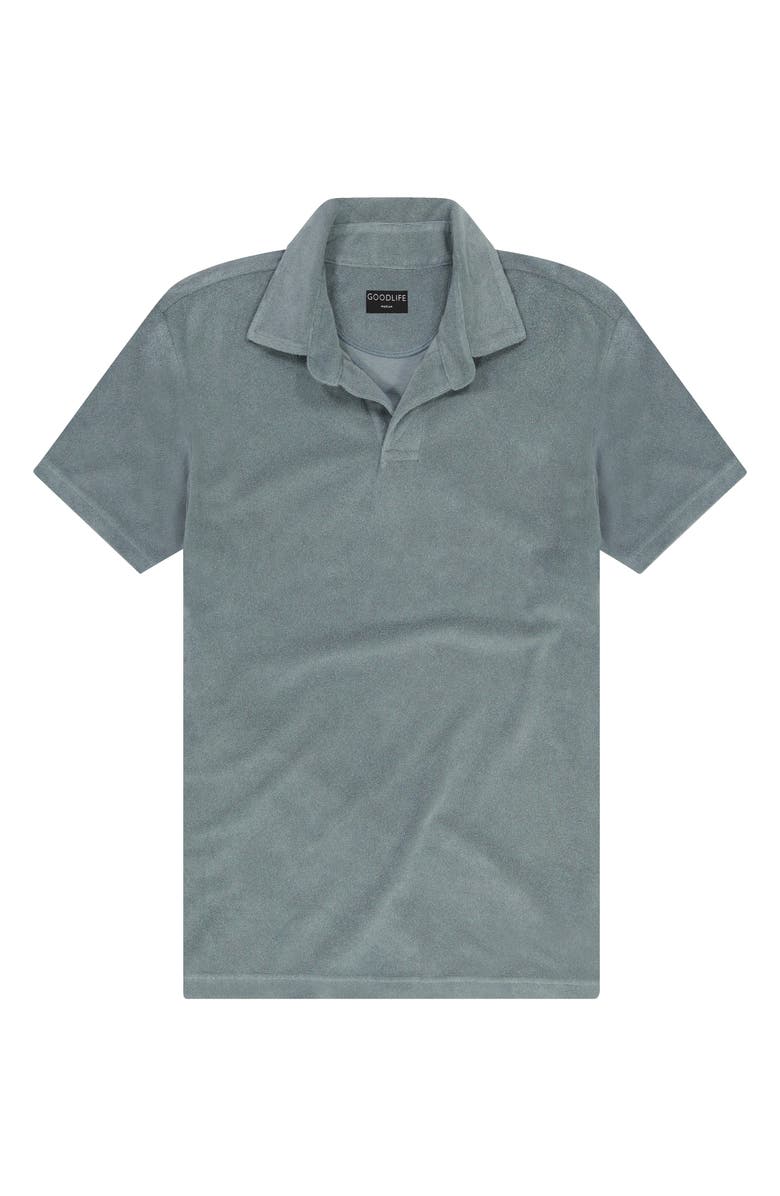 Goodlife Terry Cloth Polo, Alternate, color, Laurel