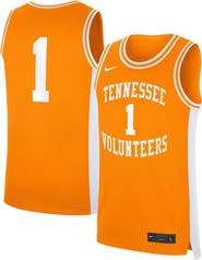 Nike Men's Nike #1 Tennessee Orange Tennessee Volunteers Road Replica Jersey