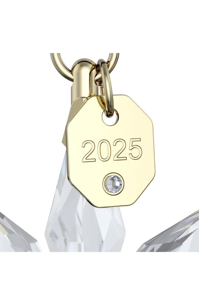 Swarovski 2025 Annual Edition Set of 3 3D Crystal Snowflake Ornaments, Alternate, color, White