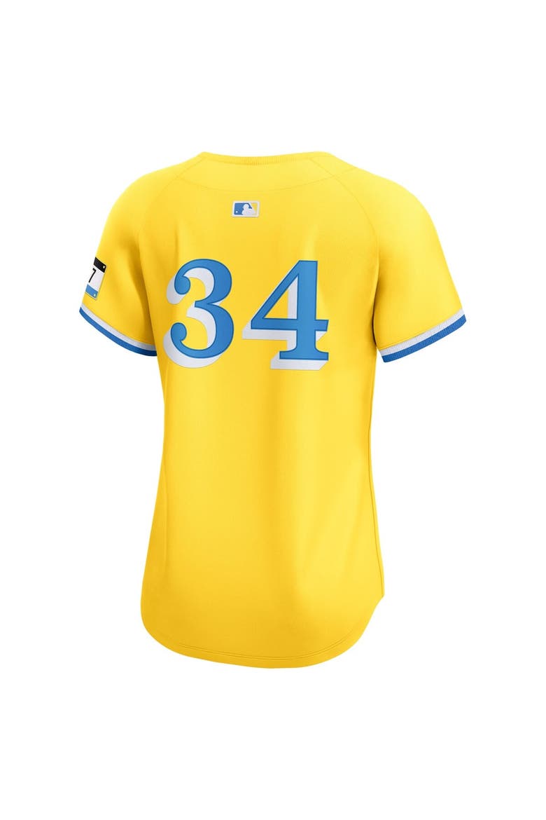 Women's Nike David Ortiz Gold Boston Red Sox City Connect Limited Jersey, Alternate, color, Gold