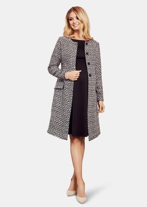 Verity Boucle Maternity Coat