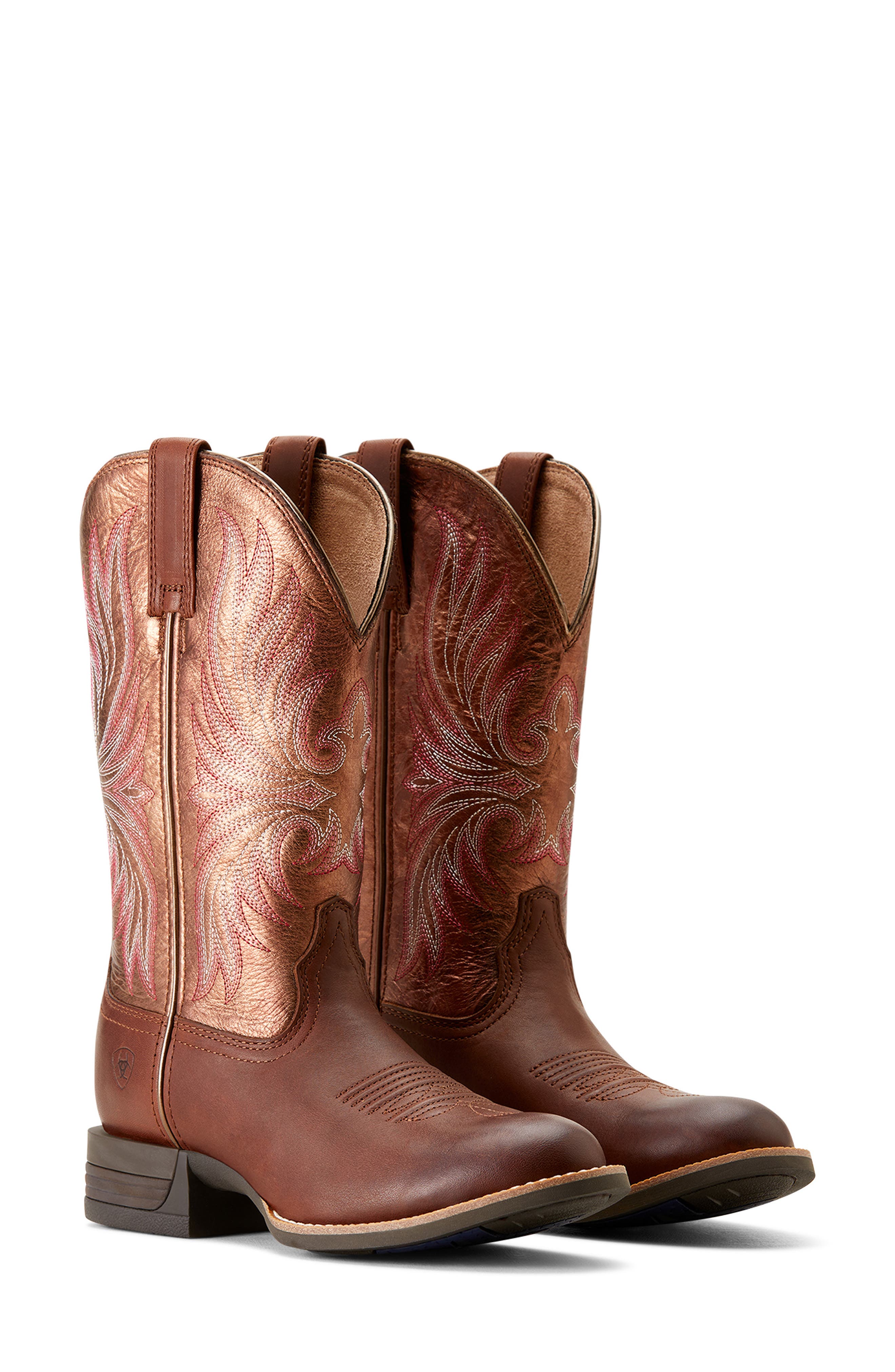 Ariat Ranahan Sena Western Boot, Alternate, color, Brown